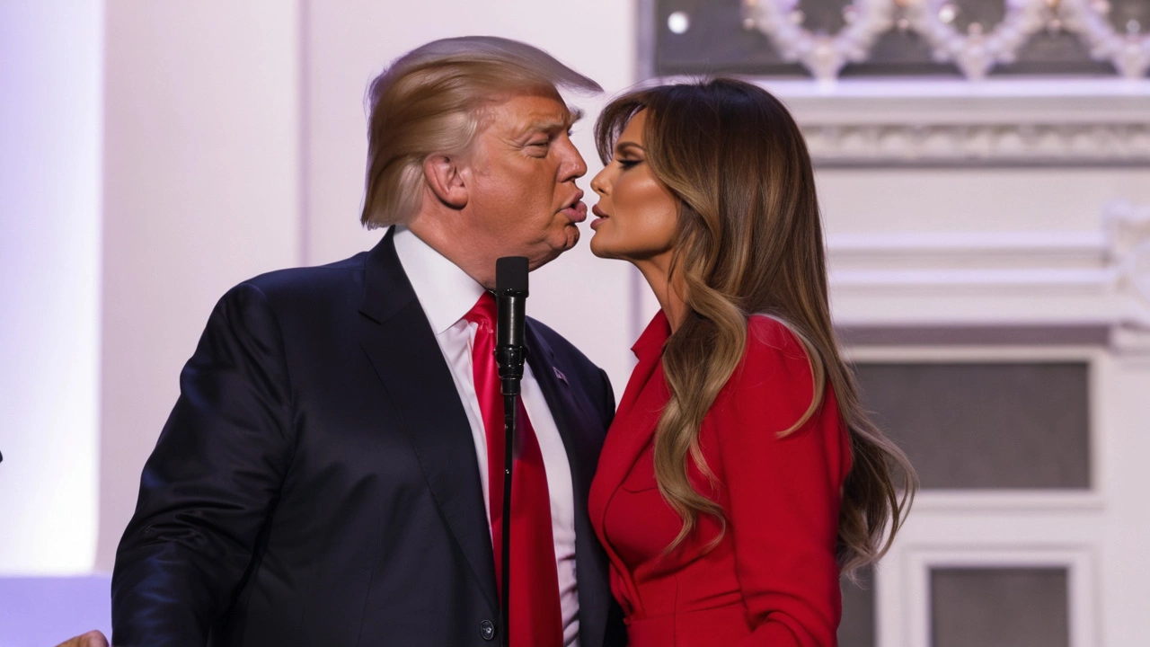 Donald Trump e il tentativo di bacio a Melania sul palco a Milwaukee: la reazione della First Lady diventa virale